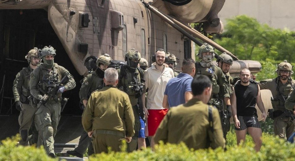 El Ejército de Israel rescató con vida a cuatro rehenes en la Franja de Gaza