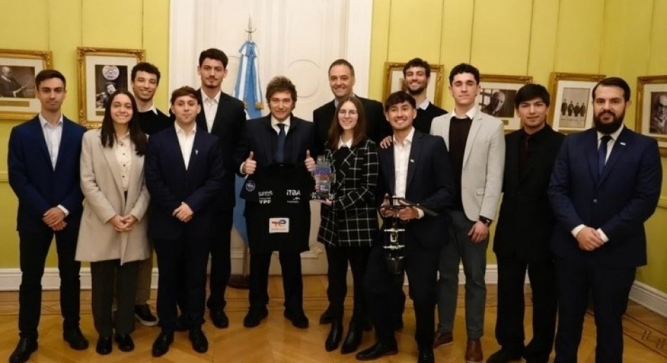 Milei recibió a los alumnos argentinos que ganaron el “Mundial de la Ciencia” de la NASA