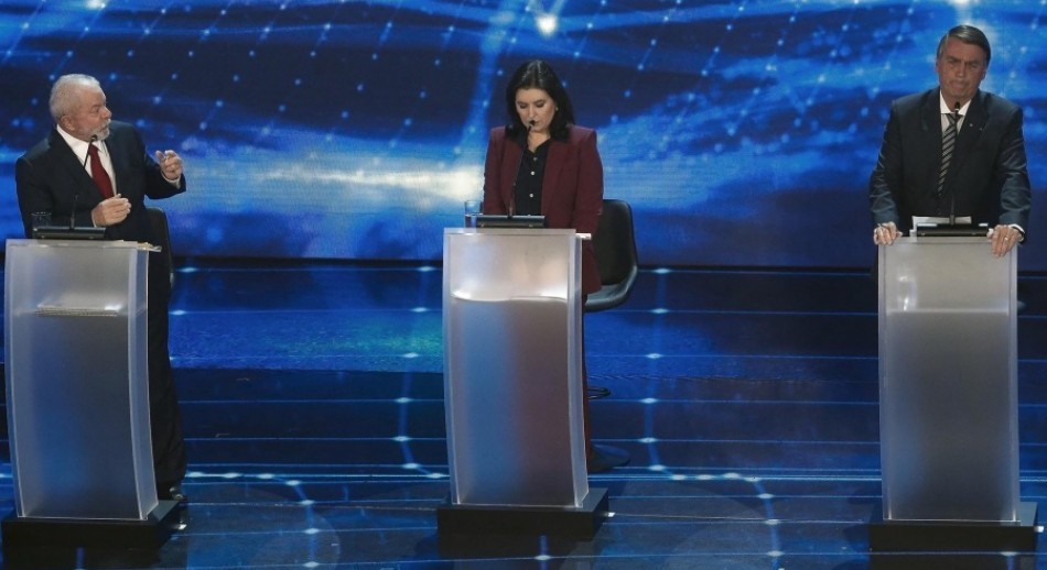 Bolsonaro y Lula se sacaron chispas en el primer debate presidencial